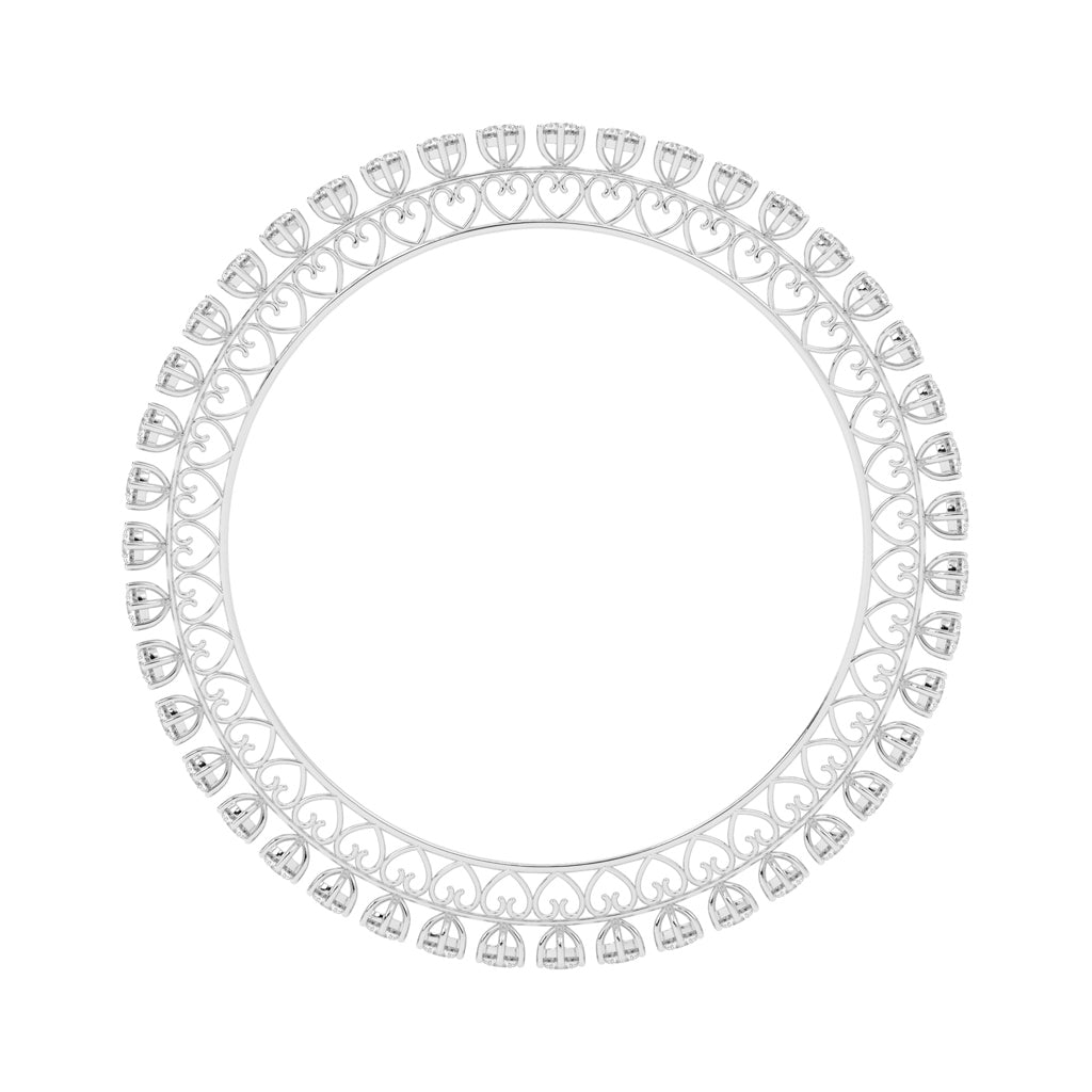 Aurora Prong-Set Diamond Bangles
