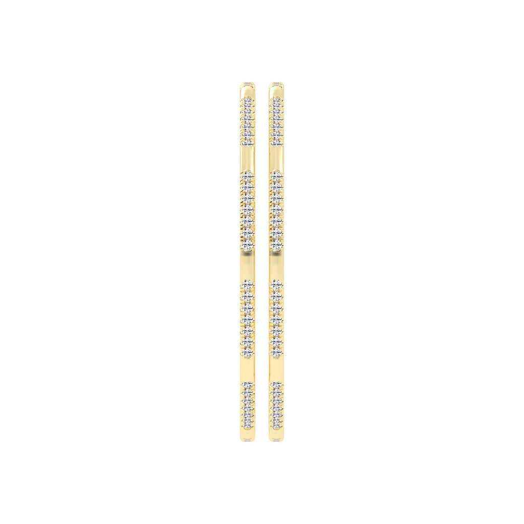 Contemporary Dual-Row Sparkling Bangle