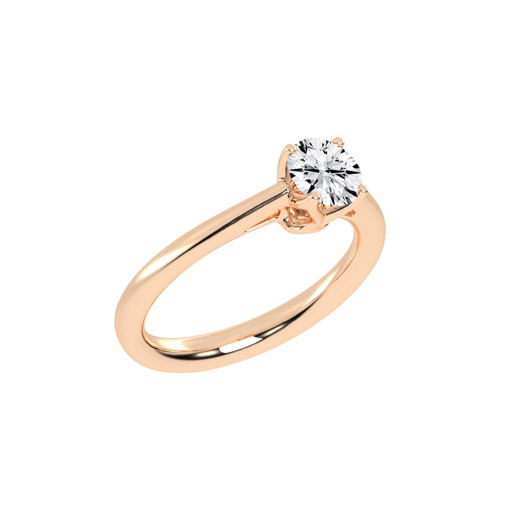 Solvista round cut solitaire lab diamond ring