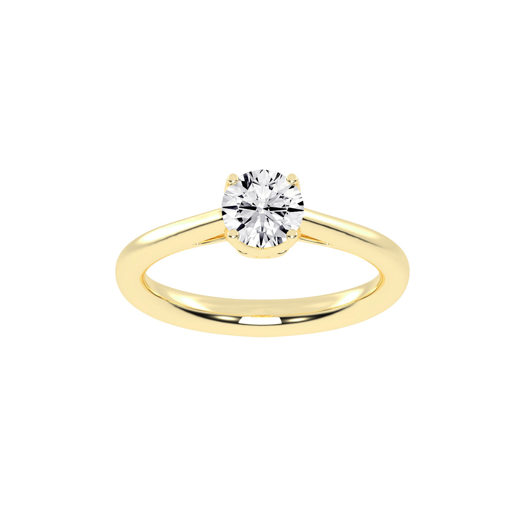 Solvista round cut solitaire lab diamond ring