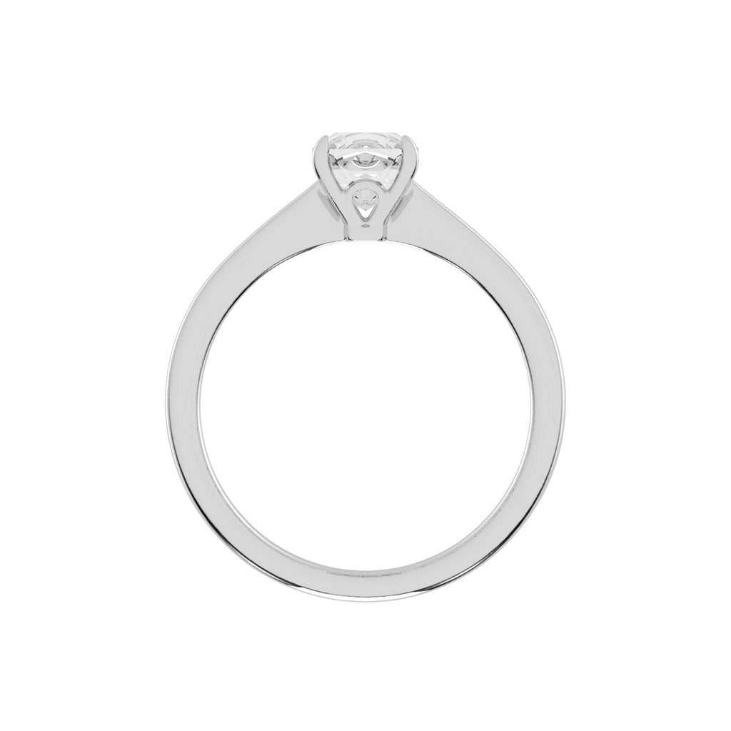 Solivante 1ct Cushion cut solitaire lab diamond ring