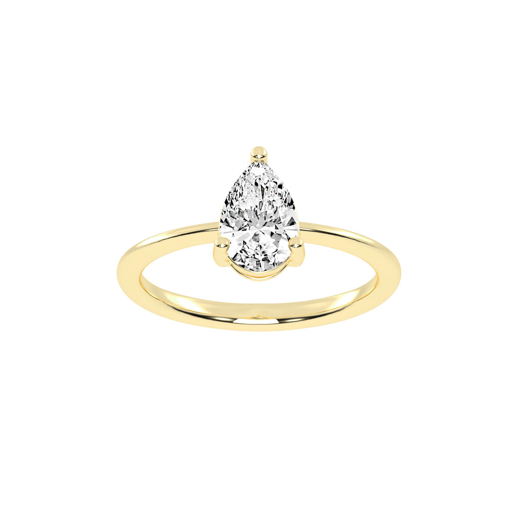 Pear Solitaire Engagement Ring