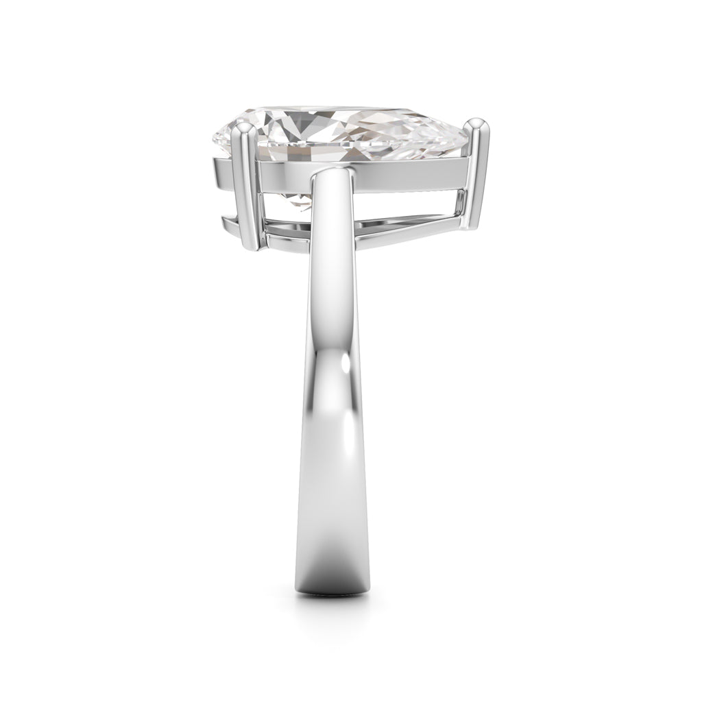 Elysia Pear Diamond Ring
