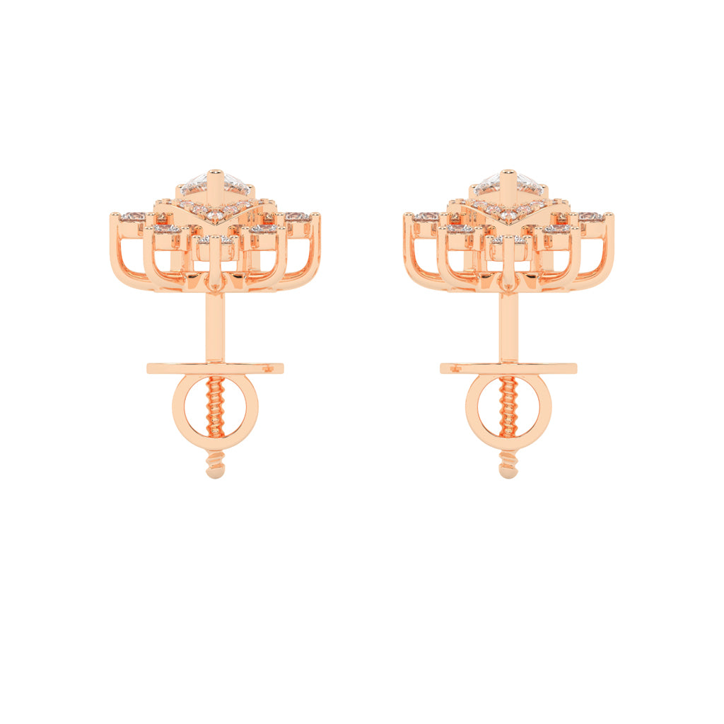 Aurora Drip – Teardrop Cluster Earrings
