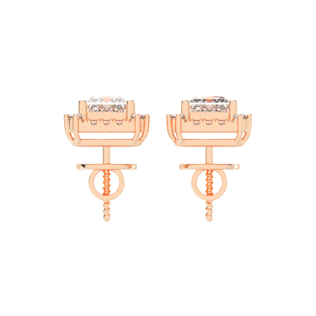 Cavara Classic Lab Diamond Stud Earrings