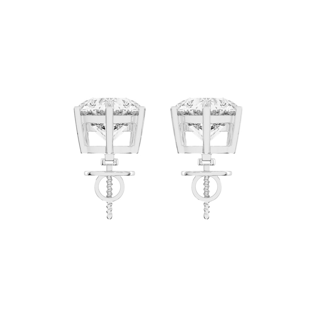 "Twin Star" Dual Diamond Drop Earrings