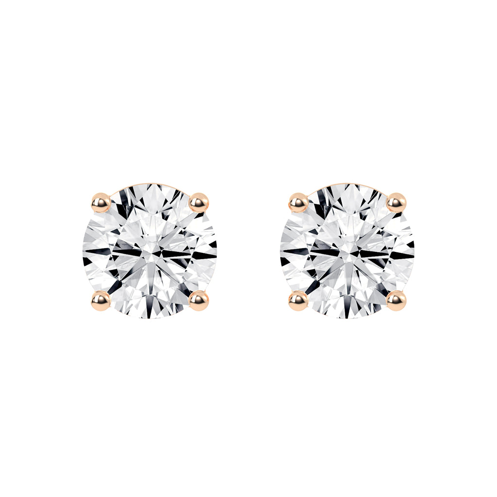 Serenya Pure Lab Diamond Stud Earrings