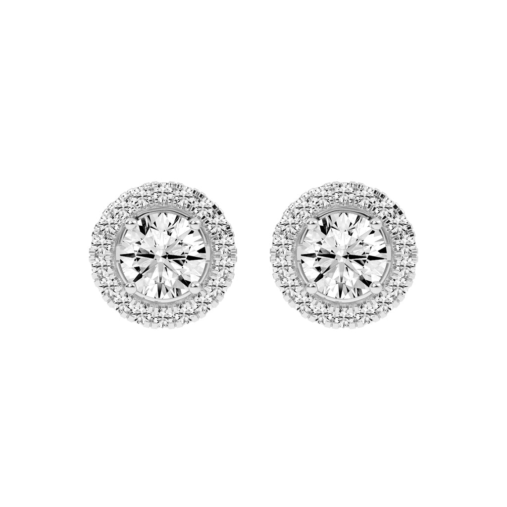 Isara Eternal Lab Diamond Stud Earrings