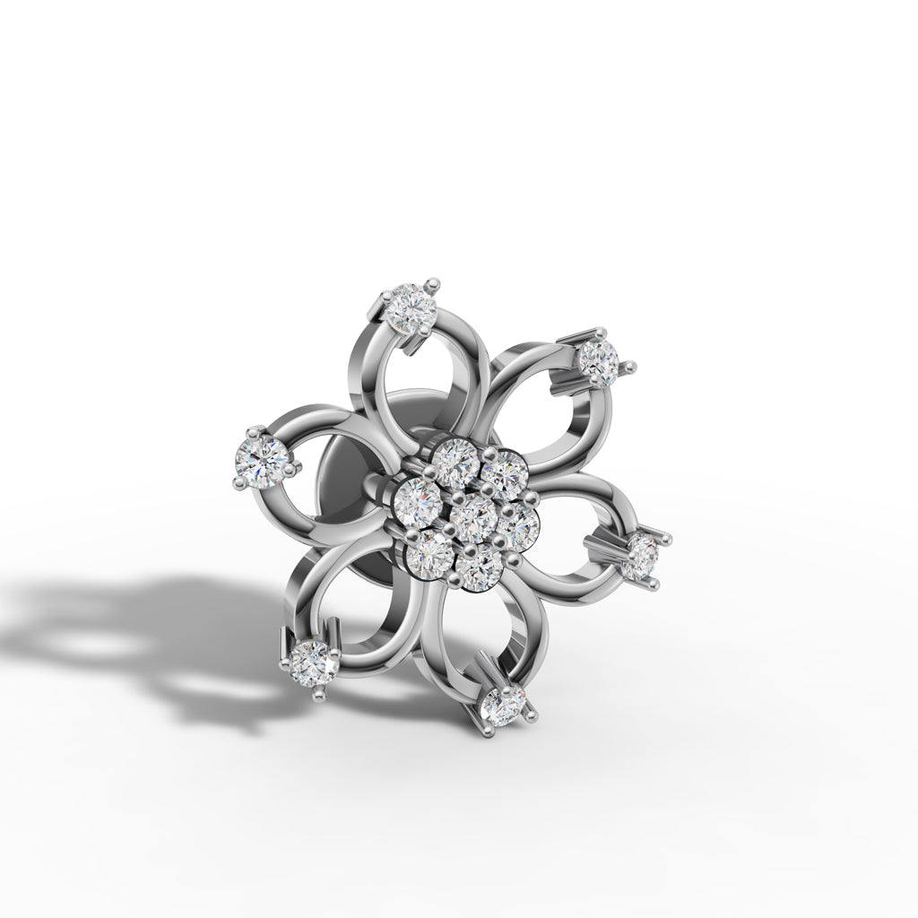 Starlight Petal Cluster Earrings