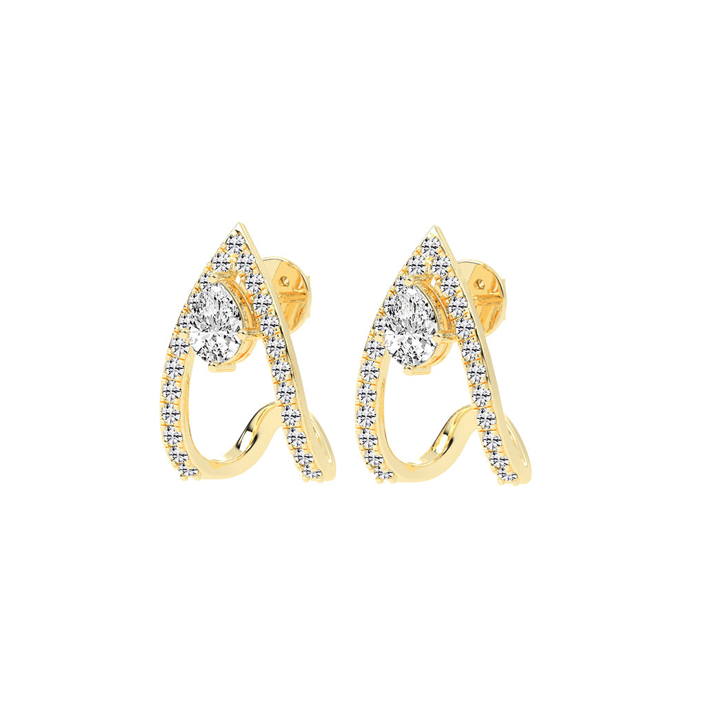 Apex Sparkle Contour Earrings