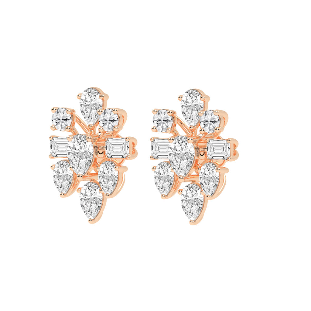 Aurora Blossom Cluster Studs