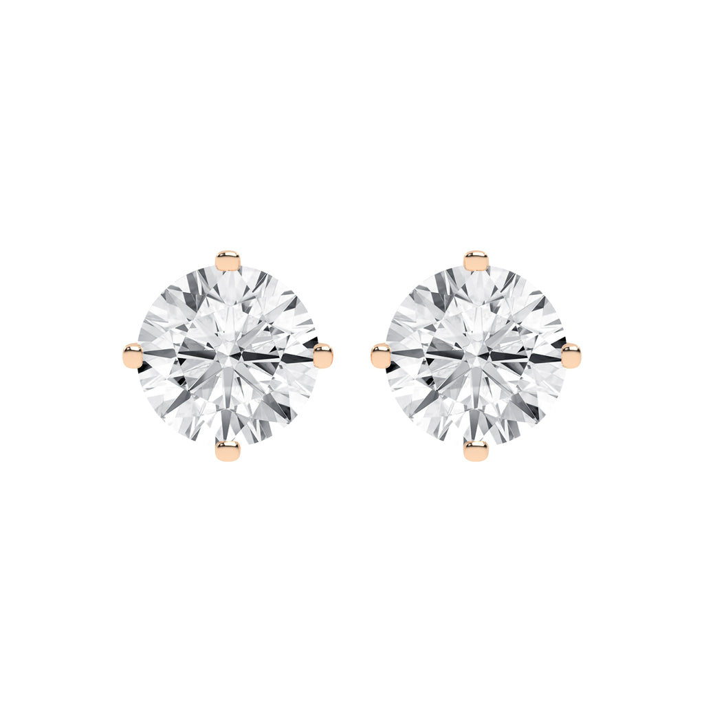 Timeless Brilliance Solitaire Diamond Studs