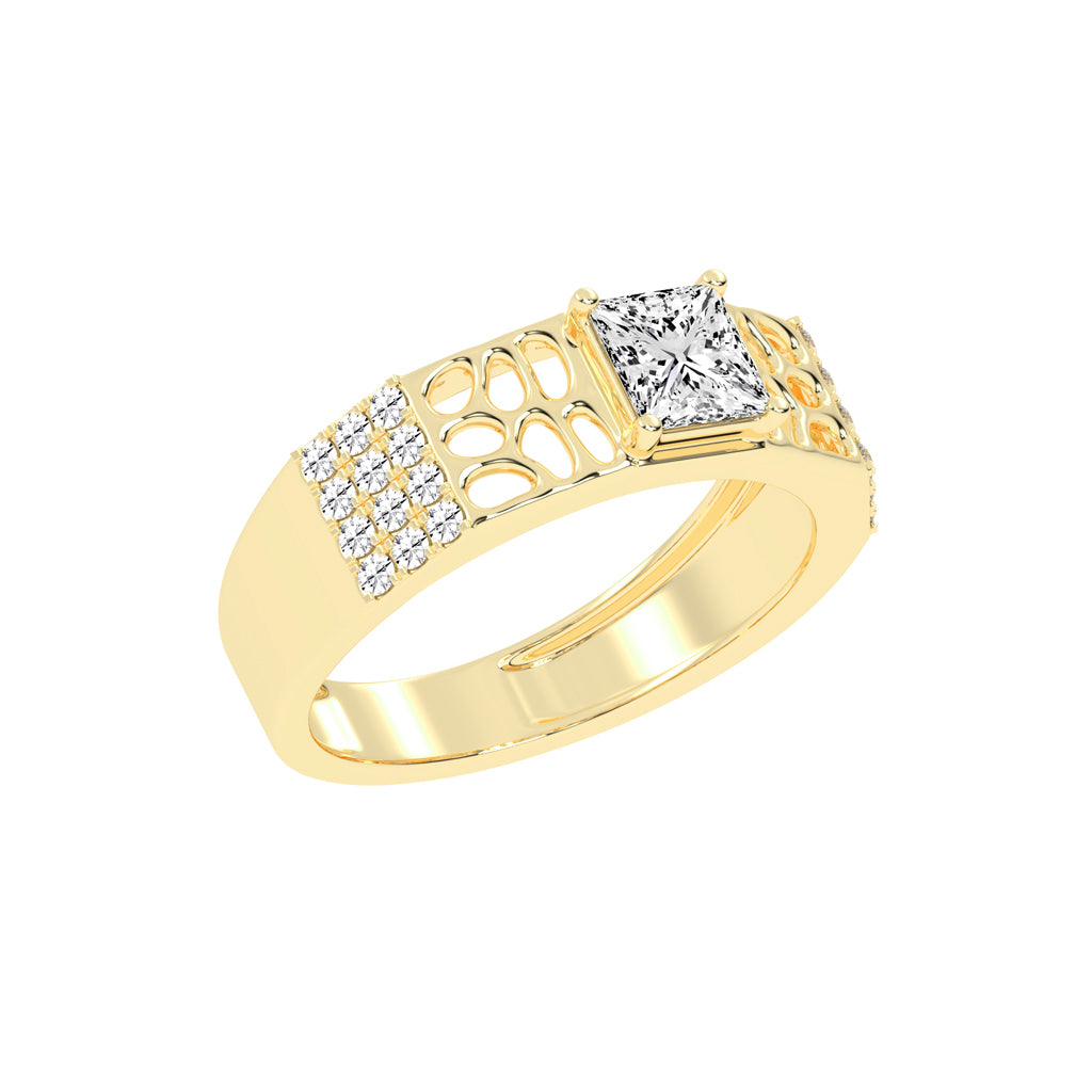 1.50Ct Princess Shape Solitaire
