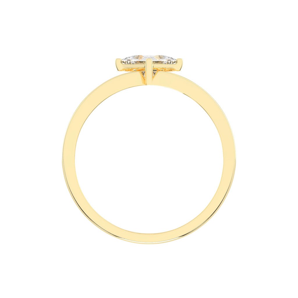 1.00Ct Princess Shape Solitaire
