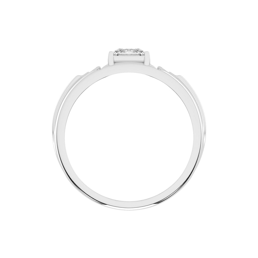 1.00Ct Princess Shape Solitaire