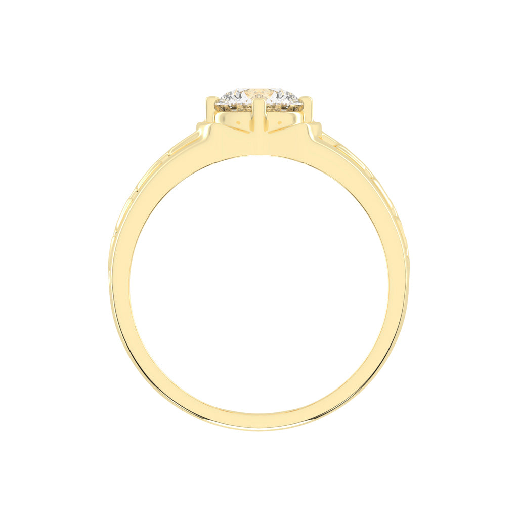 1.00Ct Round Shape Solitaire