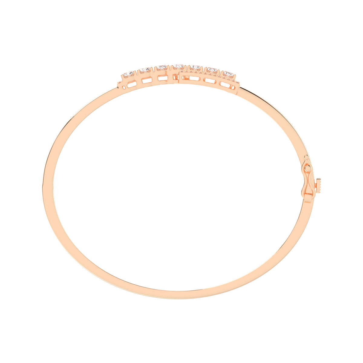 Briona Oval Cut Kada Lab Diamond Bracelet