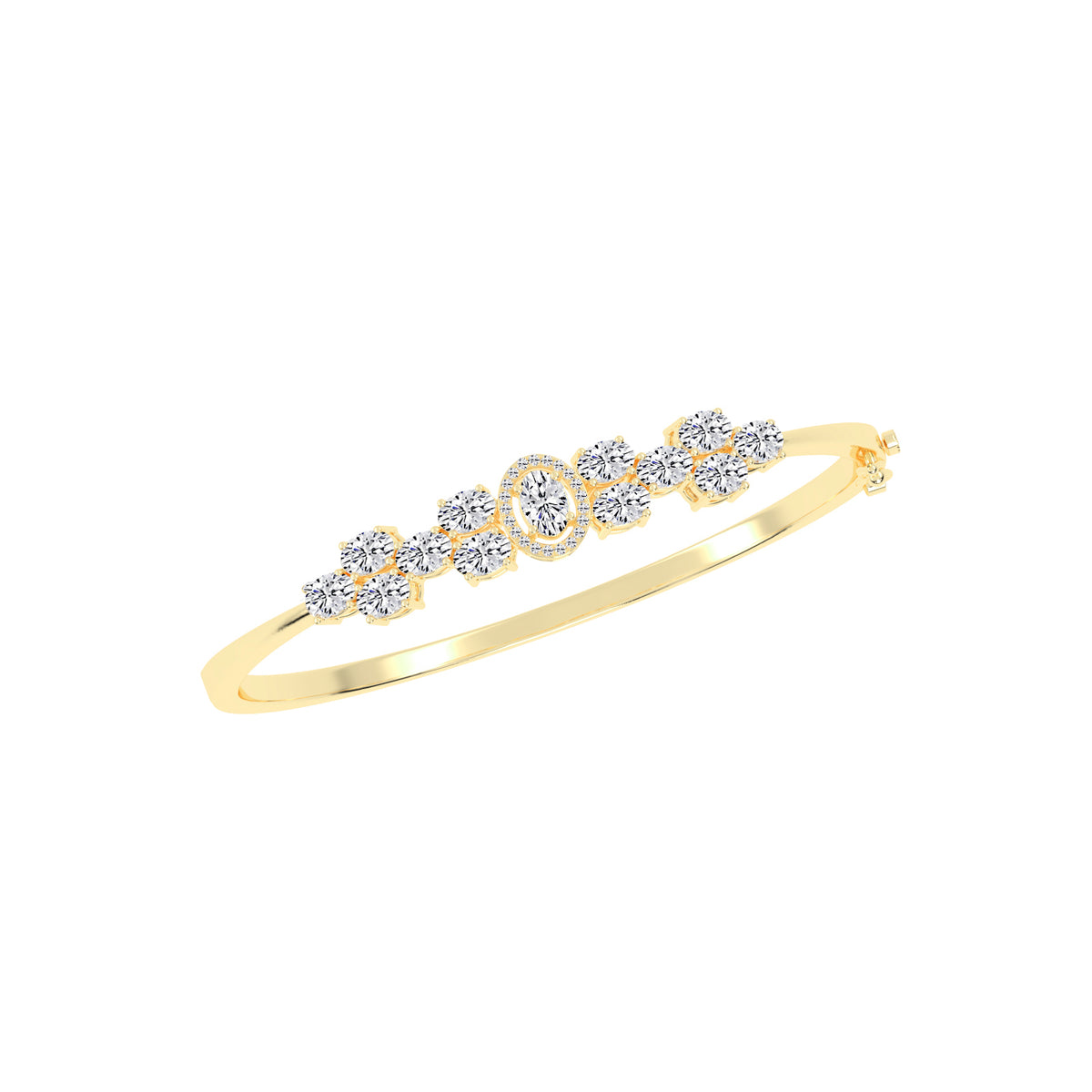 Melora Oval Cut Kada Lab Diamond Bracelet
