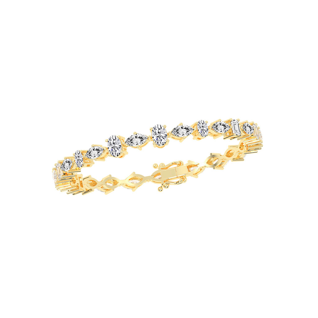 Eirlys 8Ct Shared Prong Tennis Lab Diamond Bracelet