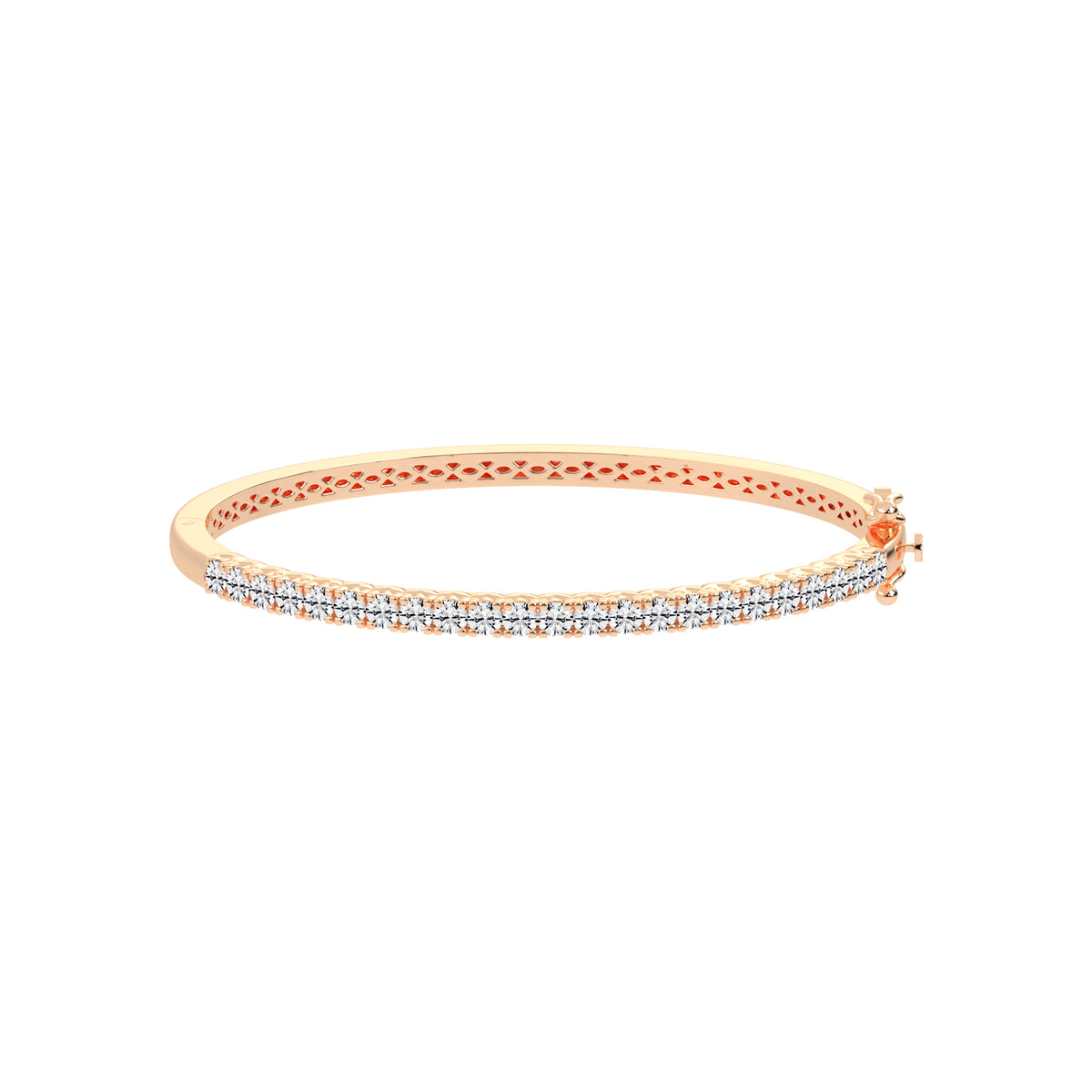Alora 2Ct Round Cut Kada Lab Diamond Bracelet