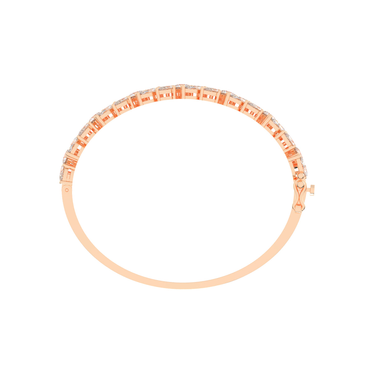 Marelle 10.5Ct Two Row Fancy Lab Diamond Bracelet