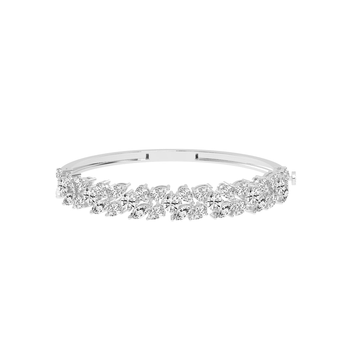 Marelle 10.5Ct Two Row Fancy Lab Diamond Bracelet