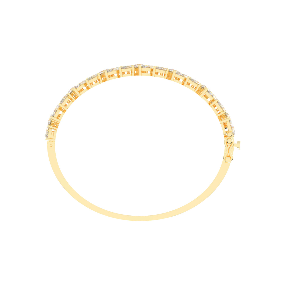 Marelle 10.5Ct Two Row Fancy Lab Diamond Bracelet
