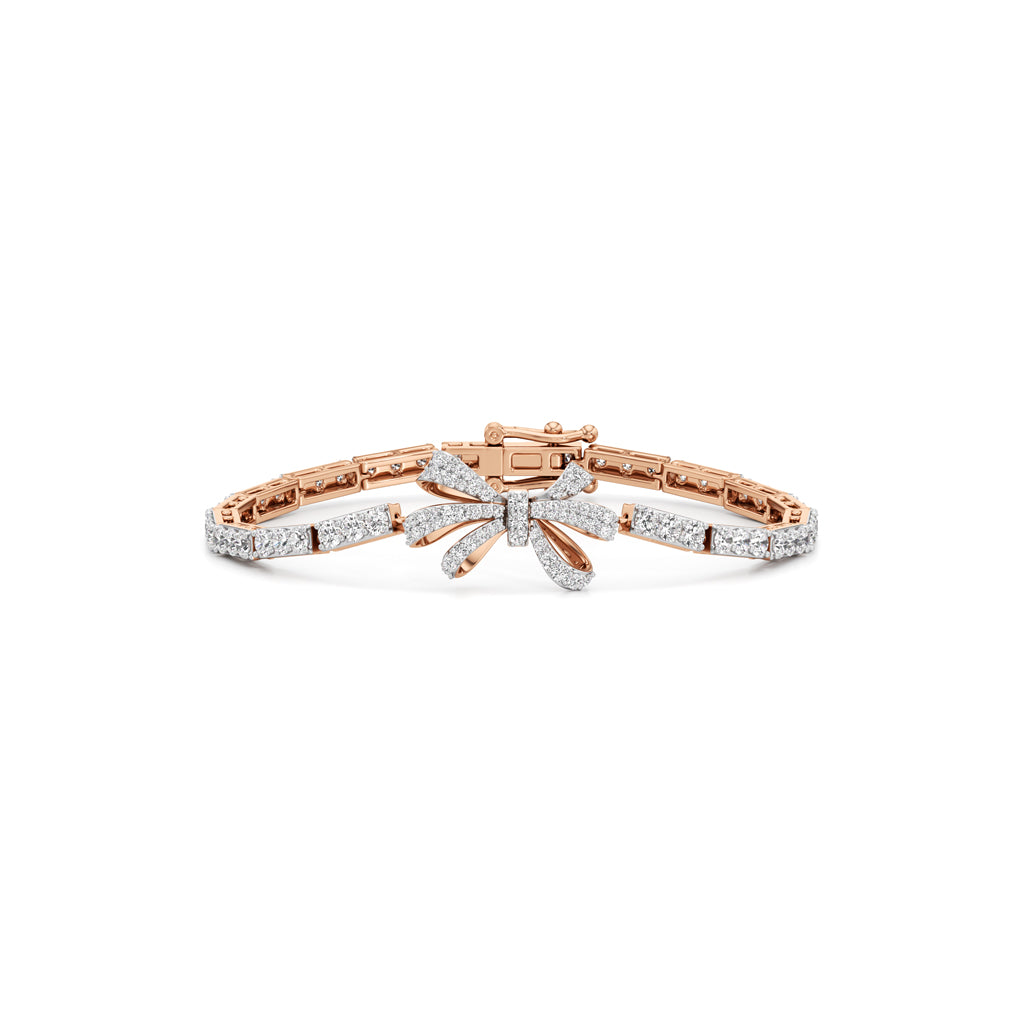 Radiant Bow Charm Bracelet