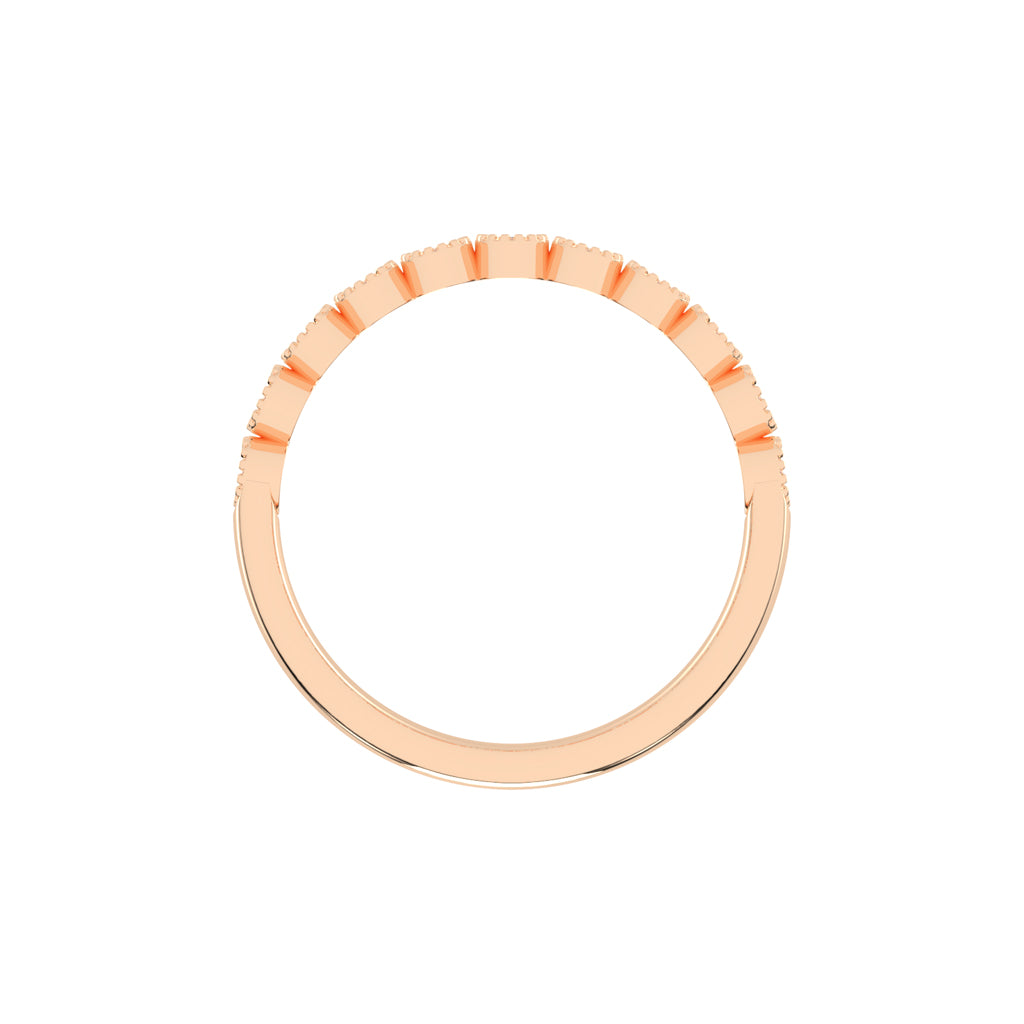 Eternelle bazel style eternity lab diamond ring