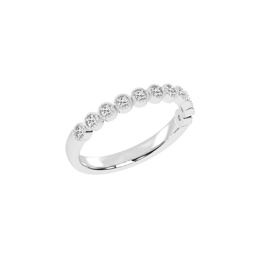 Eternelle bazel style eternity lab diamond ring