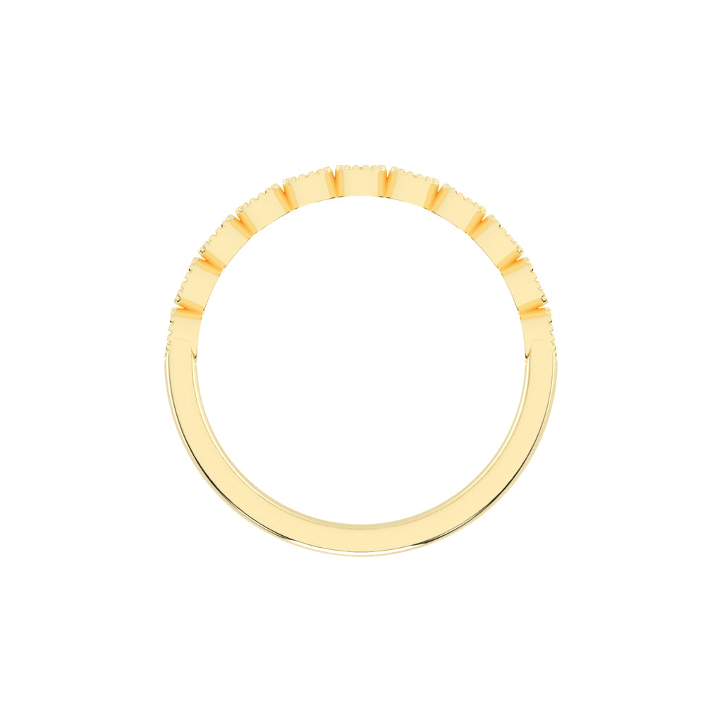 Eternelle bazel style eternity lab diamond ring