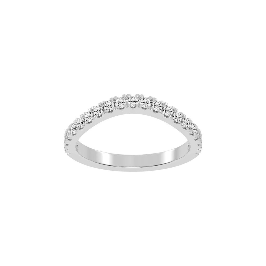 Adorelle Round Cut Delicate Lab Diamond Ring