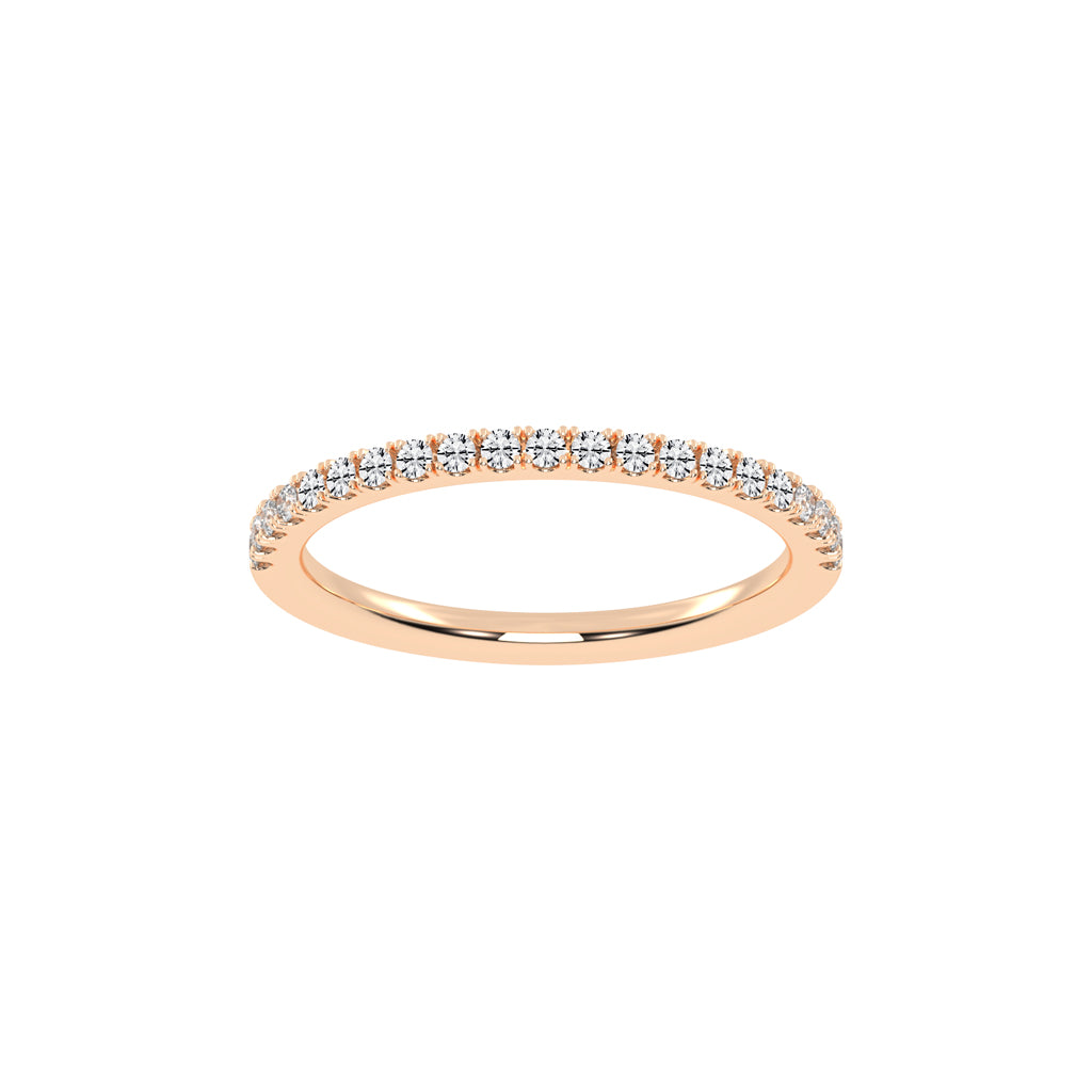Emoria Shared Prong Eternity Lab Diamond Ring