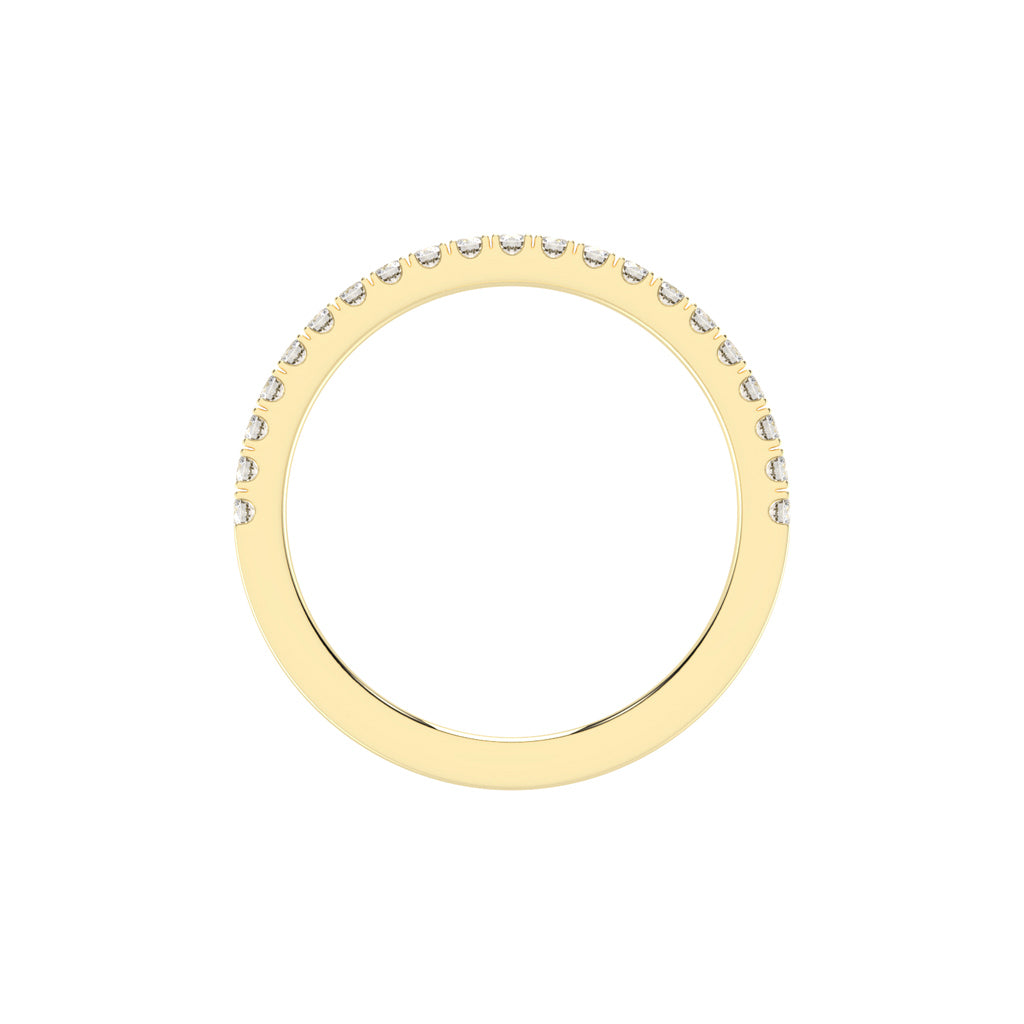 Emoria Shared Prong Eternity Lab Diamond Ring