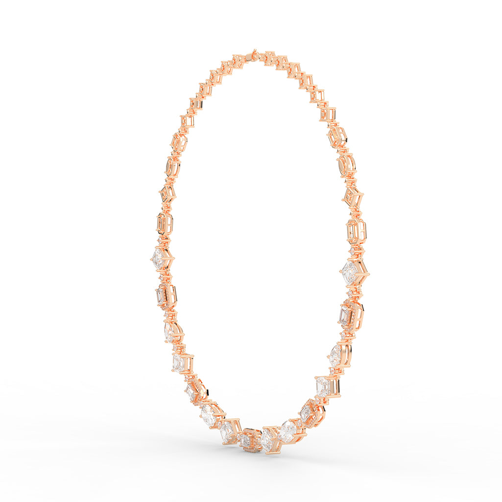 Cadenza Radiant Cut Symphony Necklace