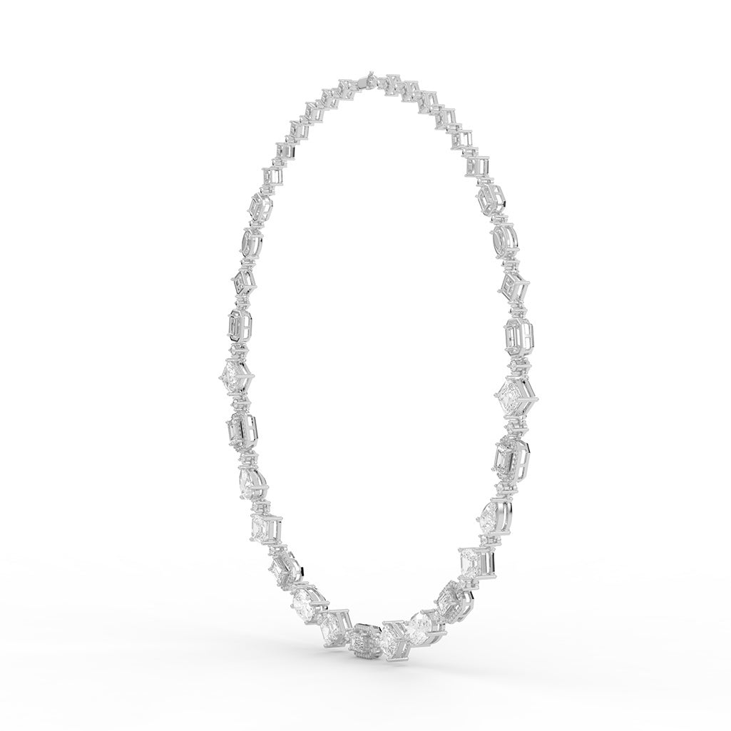 Cadenza Radiant Cut Symphony Necklace