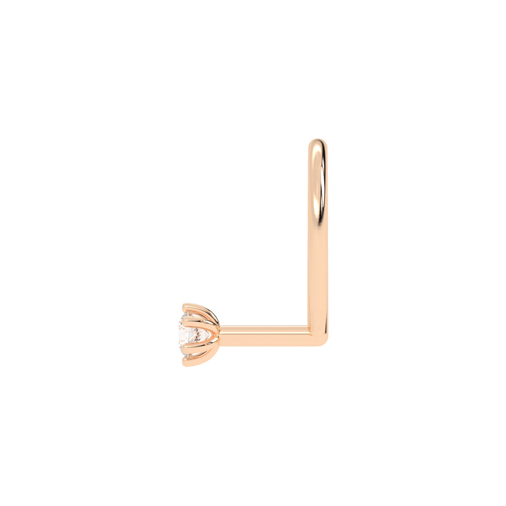 Solira Gleam Classic Diamond Nose Pin
