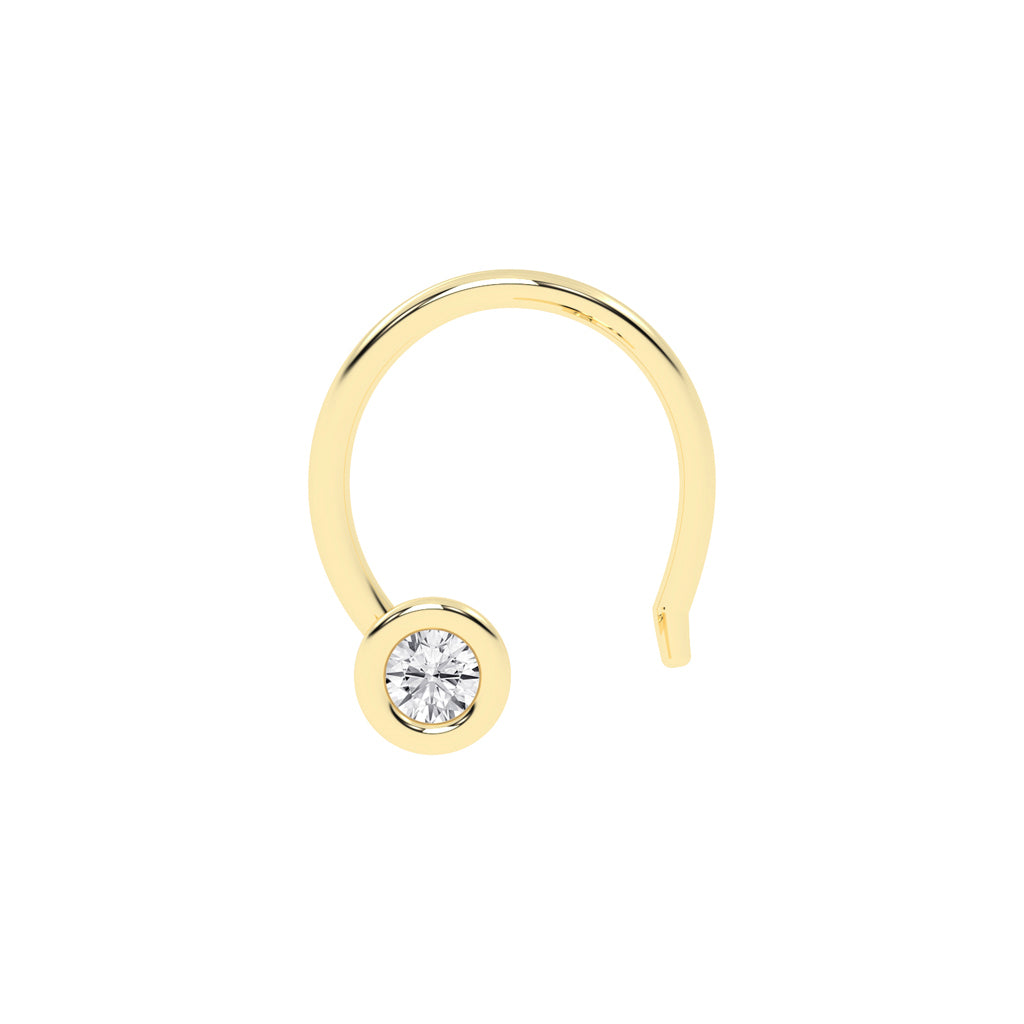 Tarini Light Round Diamond Nose Pin