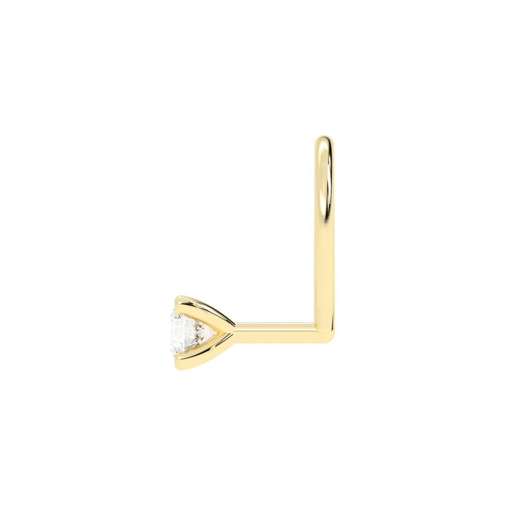 Arctic Sparkle Diamond Nose Stud