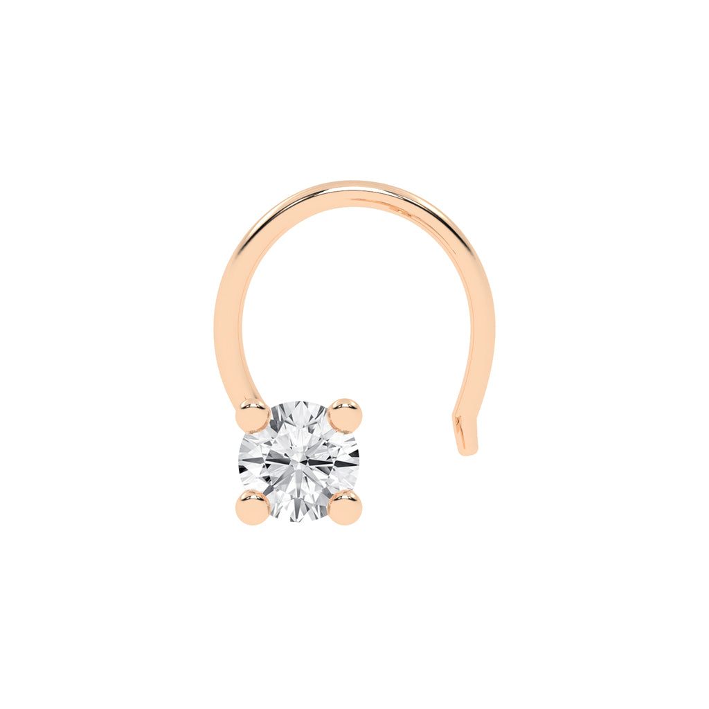 Understated Allure Diamond Nose Ring