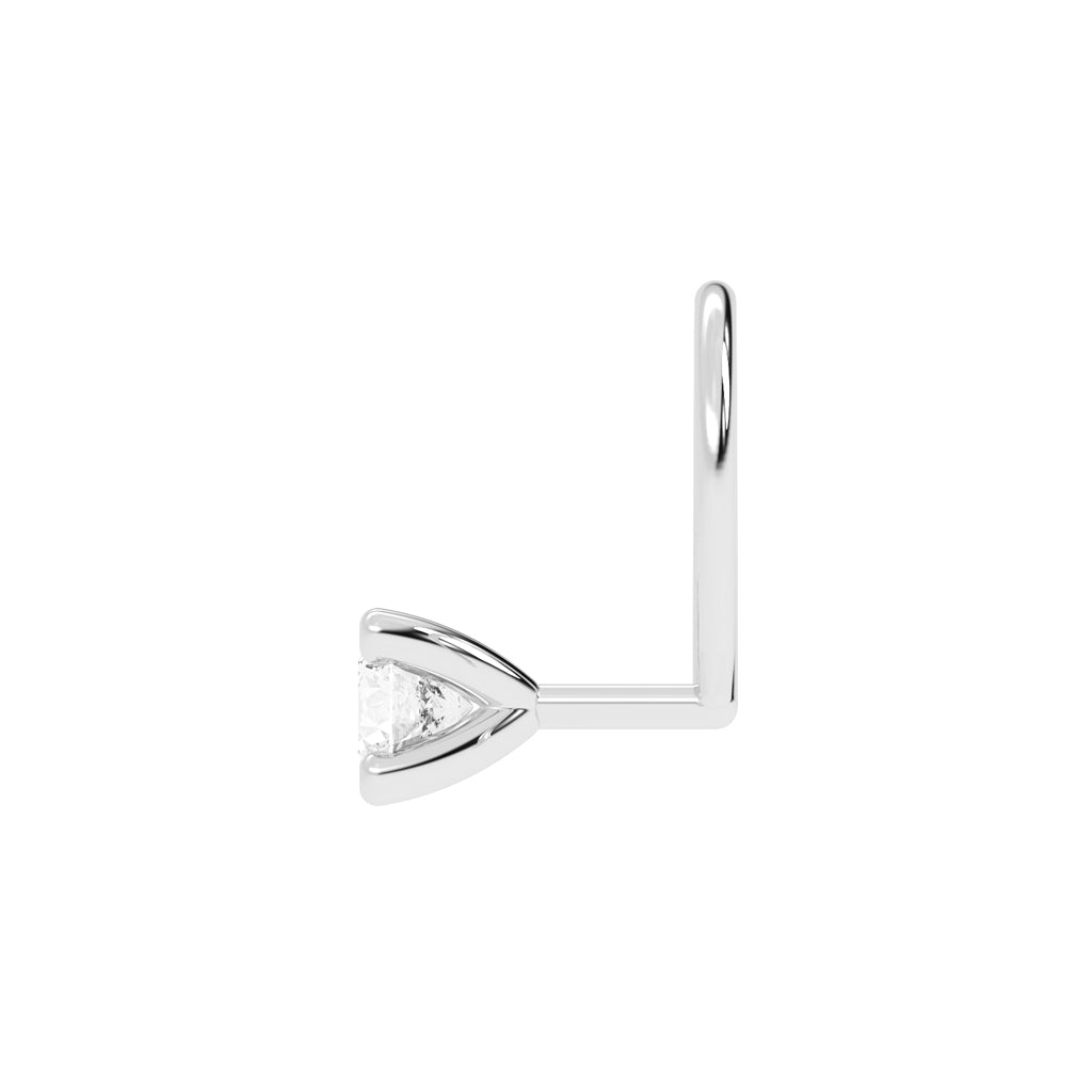 Understated Allure Diamond Nose Ring