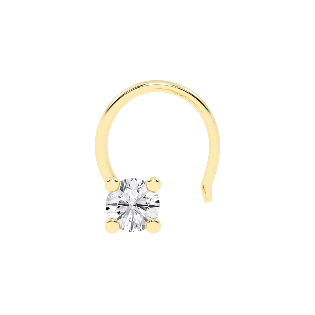Understated Allure Diamond Nose Ring