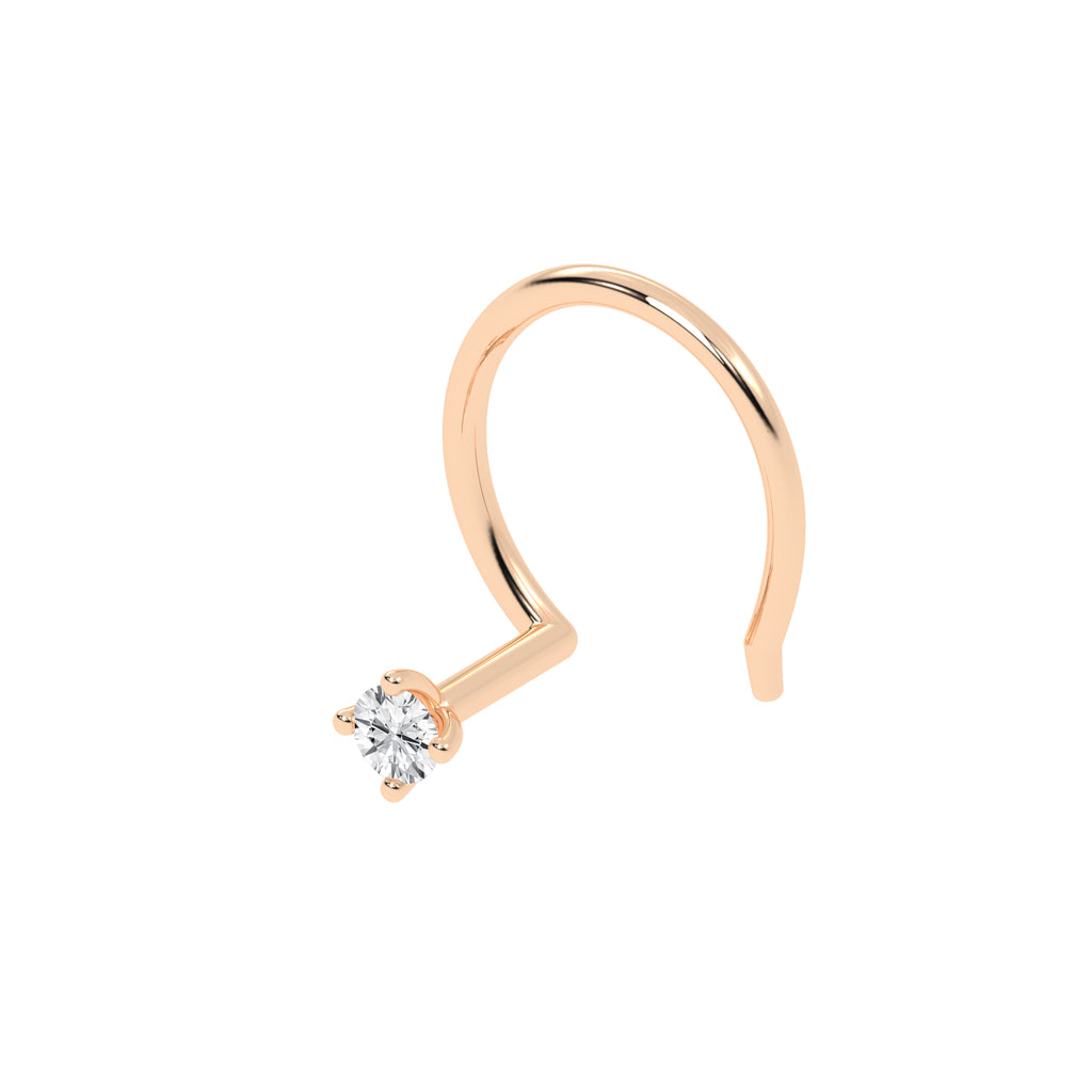 Pure Light Diamond Nose Stud