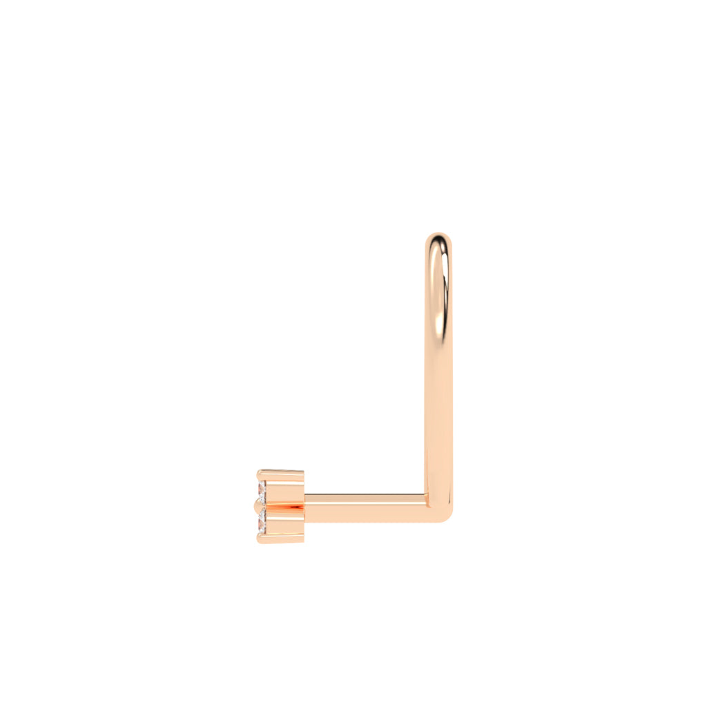 Petite Diamond Cluster Nose Ring