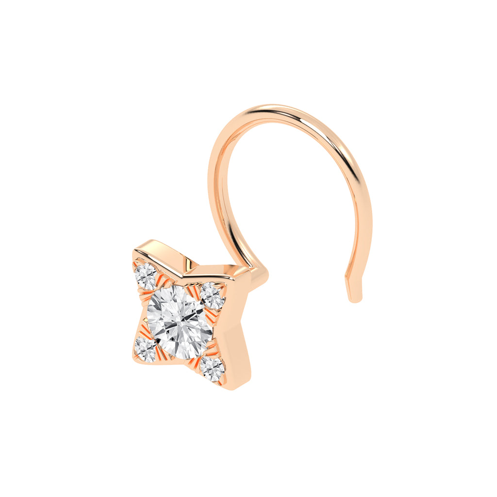 Starburst Radiance Nose Pin