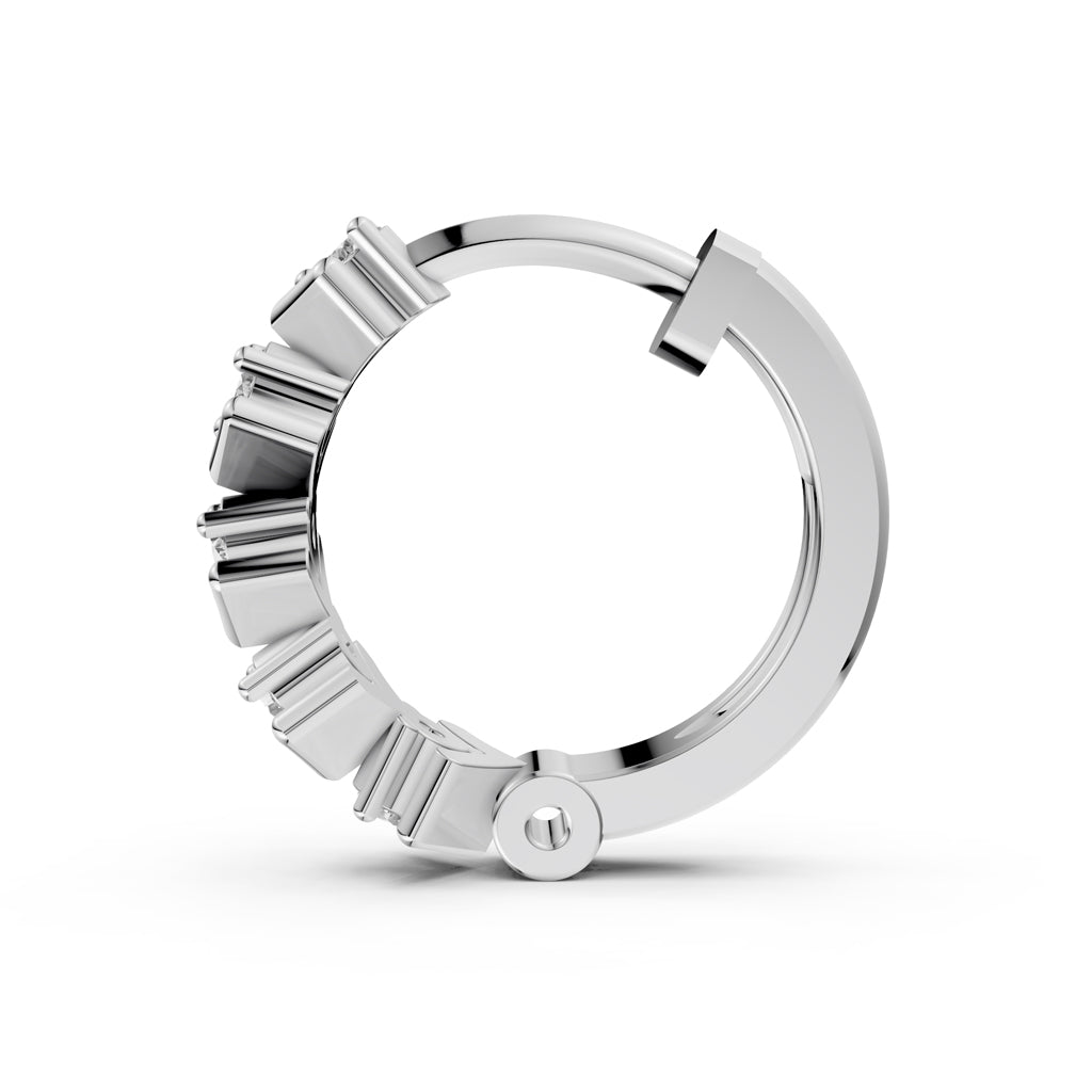 Diamond Chevron Nose Pin