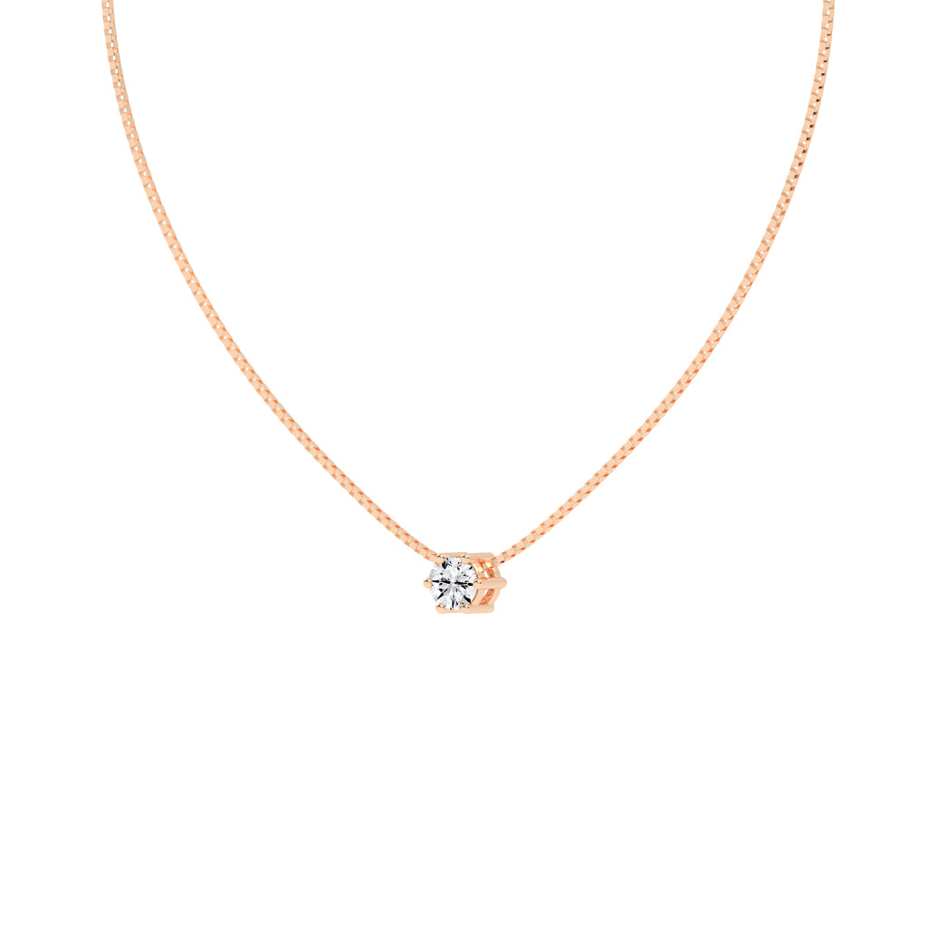 Solia Star – Petite Solitaire Pendant