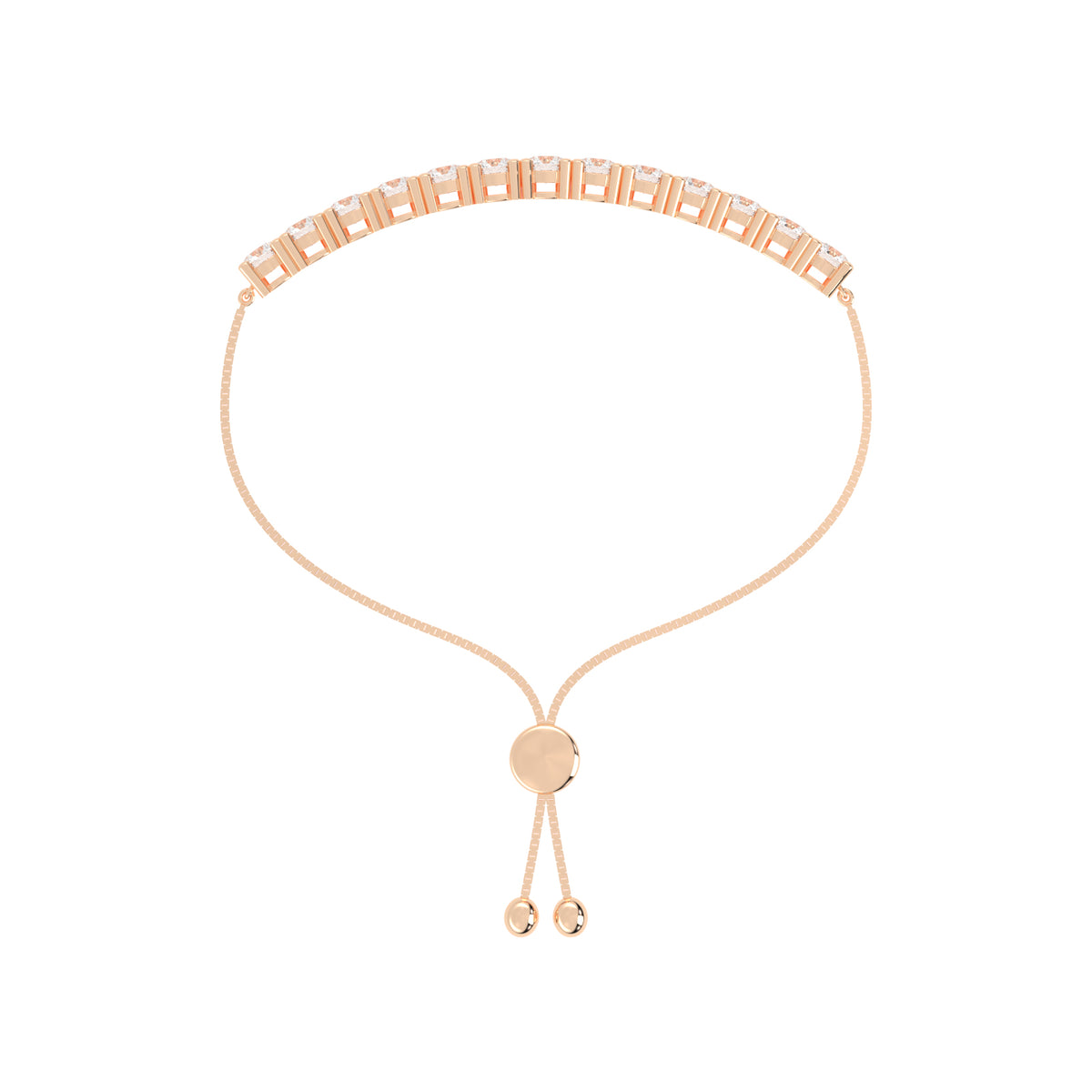 Delisora Pinched Round Cut Delicate Lab Diamond Ring