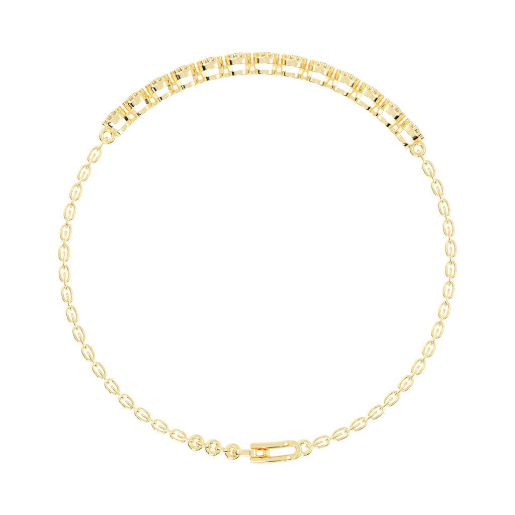 Elara Round Cut Tennis Lab Diamond Bracelet