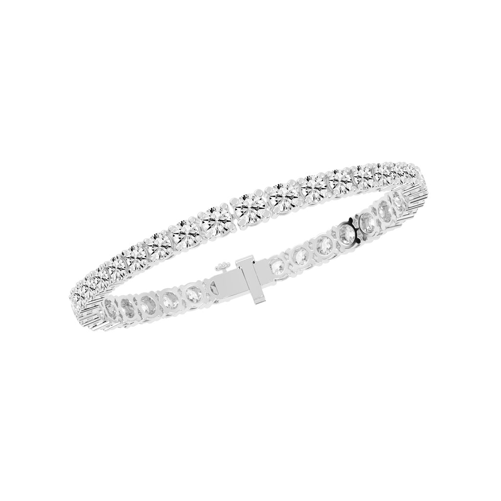 Delara Standard Round Tennis Lab Diamond Bracelet